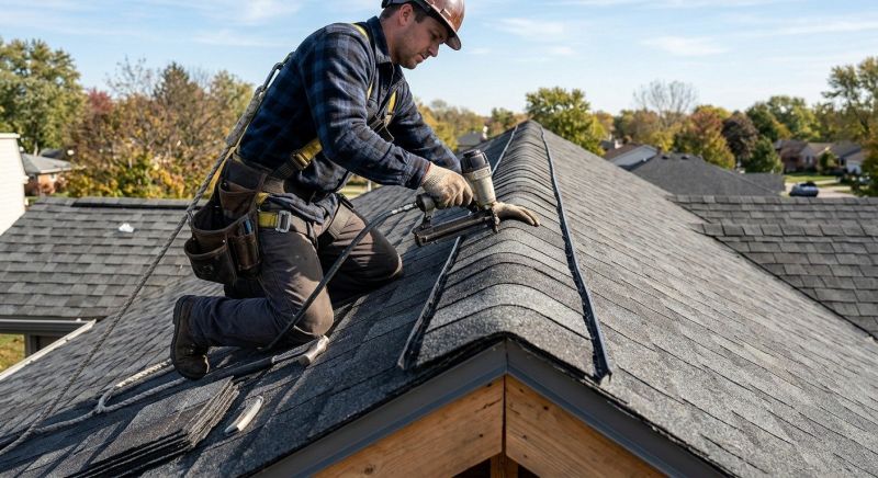 Roof Ridge Repair in Grove City, PA
