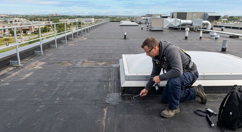 Rubber Roof Inspection in Grove City, PA