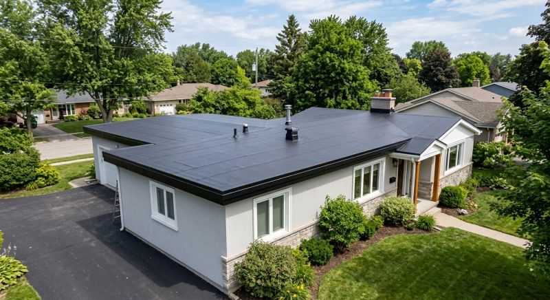 Rubber Roof Installation in Grove City, PA