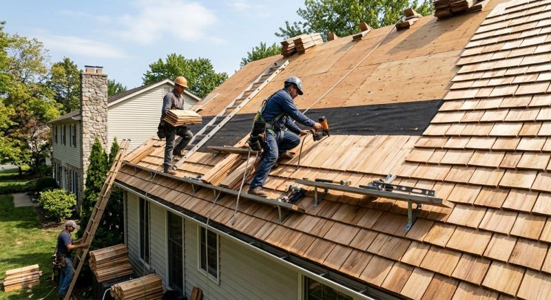 Shake Roof Replacement in Harmony, PA