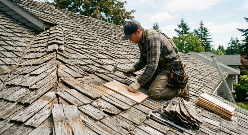 Shake Shingle Repair in Sandy Lake, PA