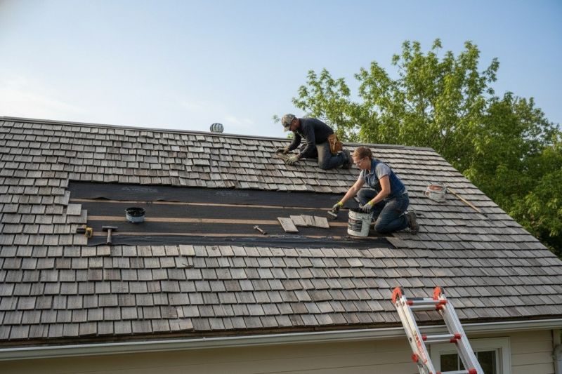 Shake Shingle Repair in Sandy Lake, PA