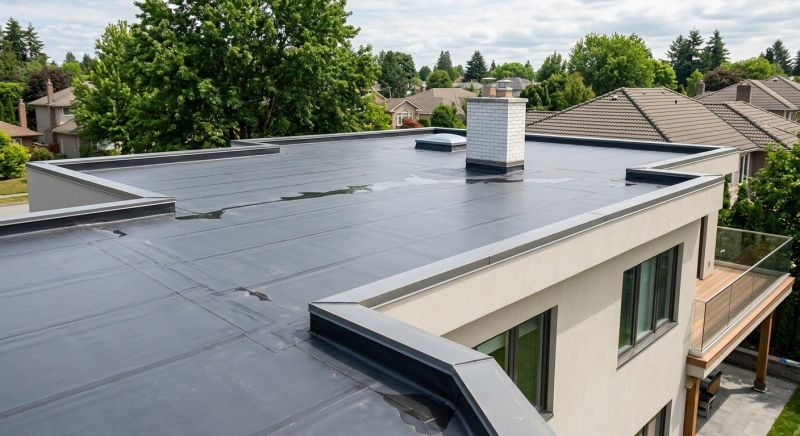 Single Ply Roof Installation in Sandy Lake, PA