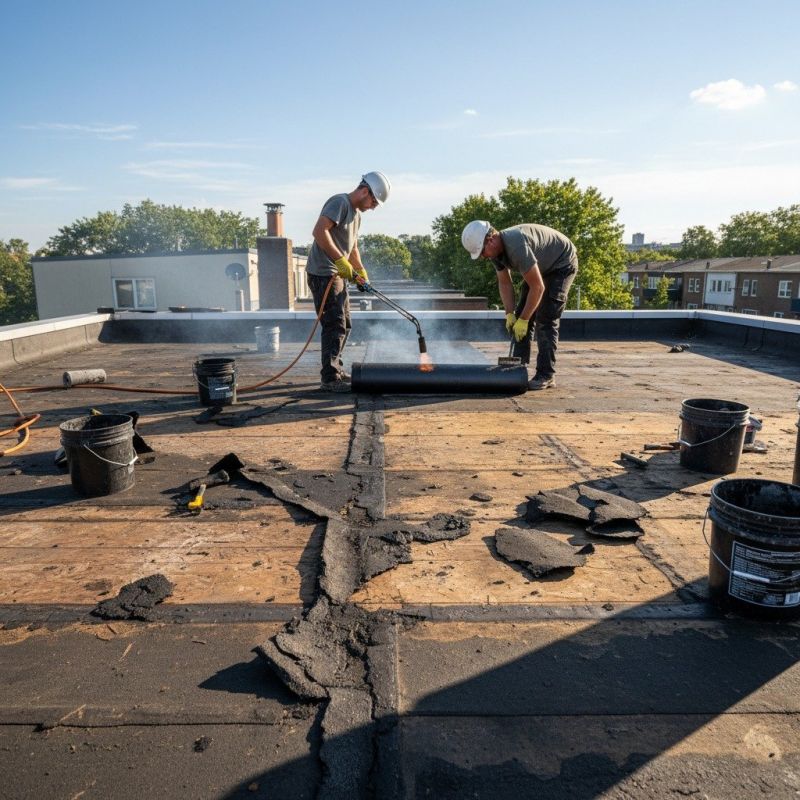 Single Ply Roof Repair in Hermitage, PA