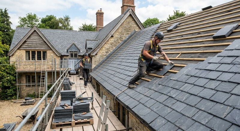 Slate Roof Construction in New Wilmington, PA