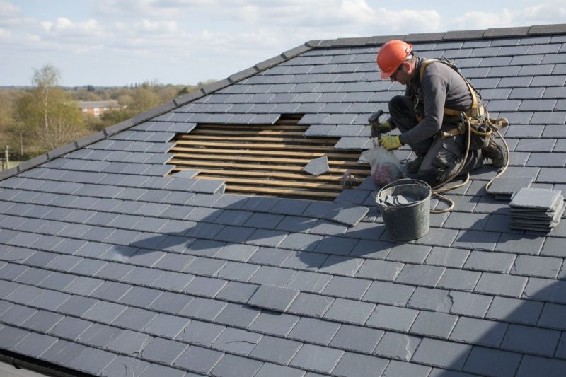 Slate Roof Repair in Sandy Lake, PA