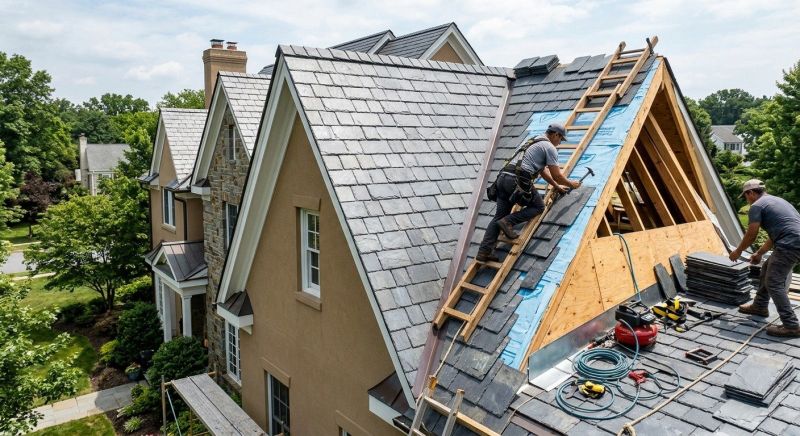 Slate Shingles Repair in Ellwood City, PA