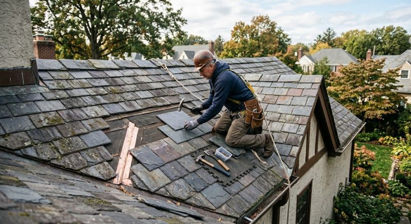 Slate Shingles Repair in New Wilmington, PA