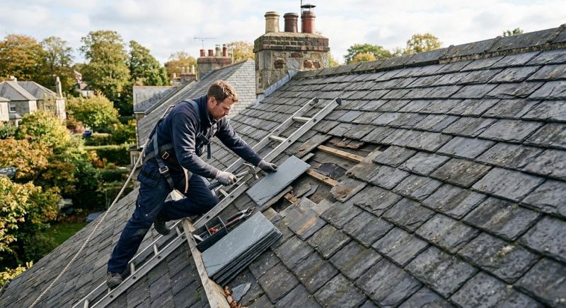 Slate Shingles Repair in Sandy Lake, PA