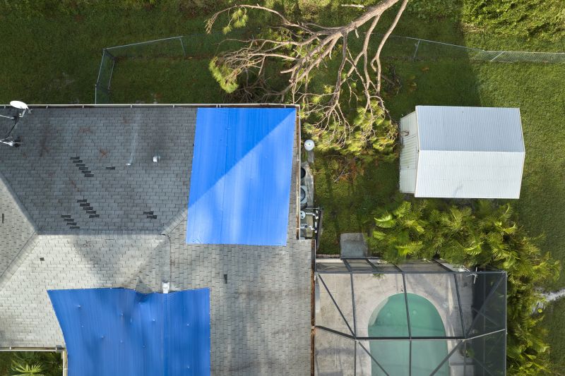 Storm Damage Roof Tarping in Grove City, PA