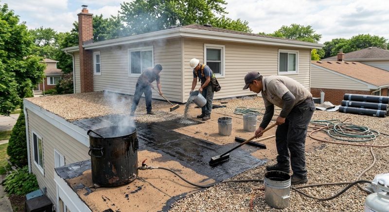 Tar And Gravel Roof Repair in East Butler, PA