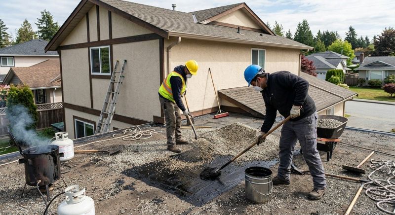 Tar And Gravel Roof Repair in Harmony, PA