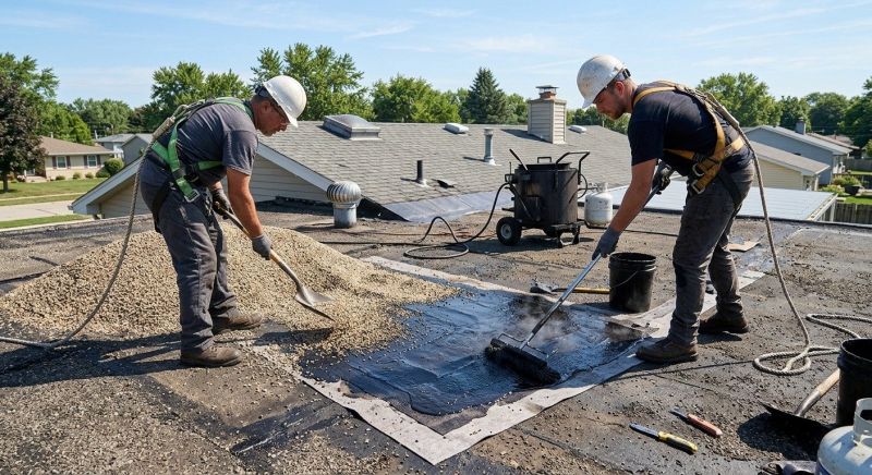 Tar And Gravel Roof Repair in Mercer County, PA