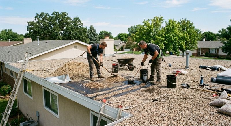 Tar And Gravel Roof Repair in Volant, PA
