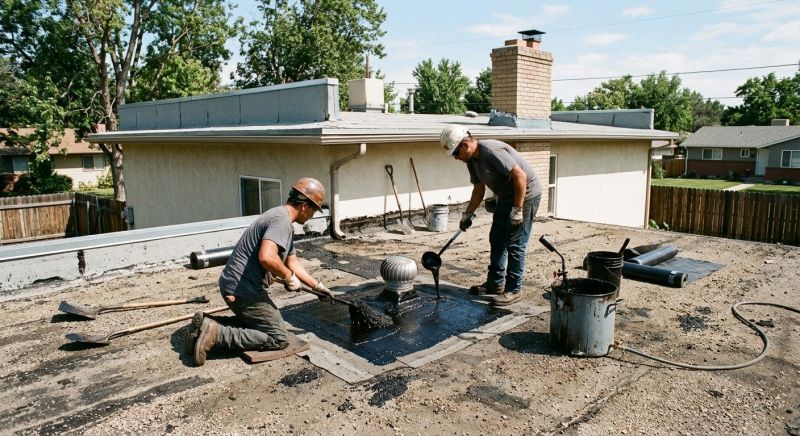 Tar Roof Repair in Sandy Lake, PA
