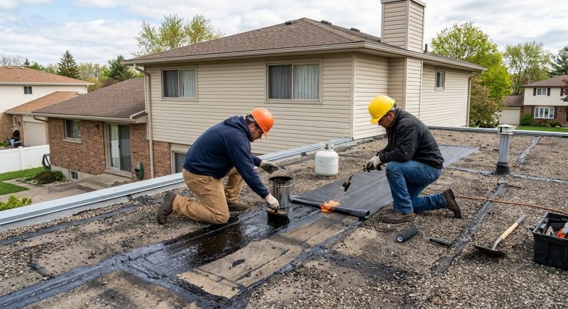 Tar Roof Repair in Sandy Lake, PA