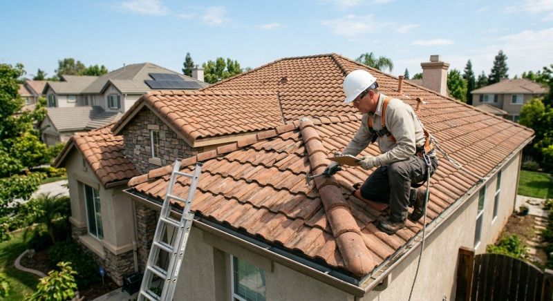 Tile Roof Inspection in Grove City, PA
