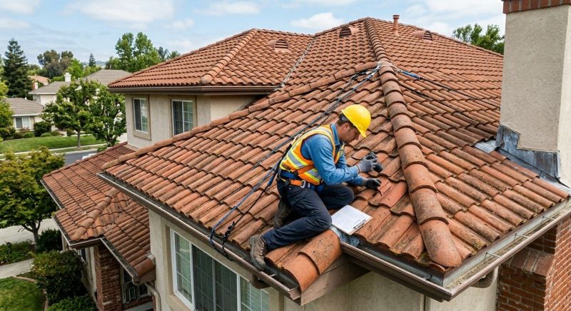 Tile Roof Inspection in Grove City, PA