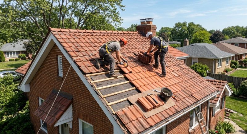 Tile Roof Repair in New Wilmington, PA