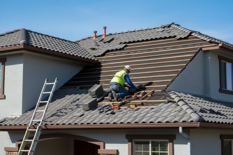 Tile Roof Repair in Slippery Rock, PA