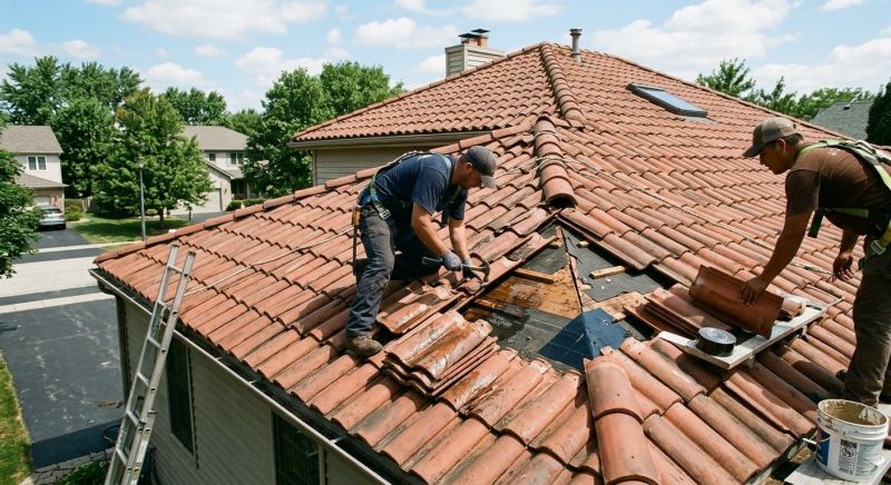 Tile Roof Repair in Slippery Rock, PA