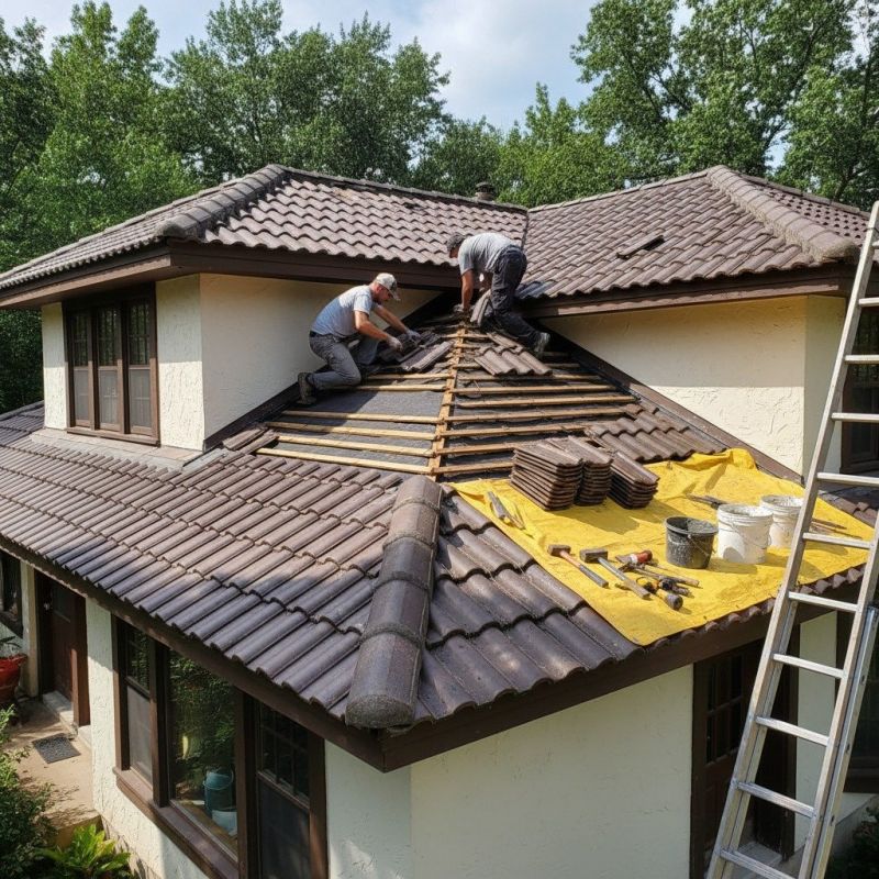 Tile Roof Repair in Volant, PA