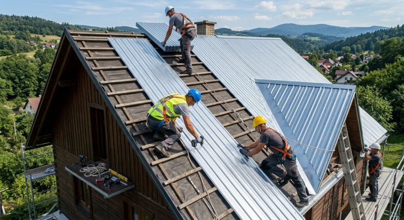Tin Roof Installation in Ellwood City, PA