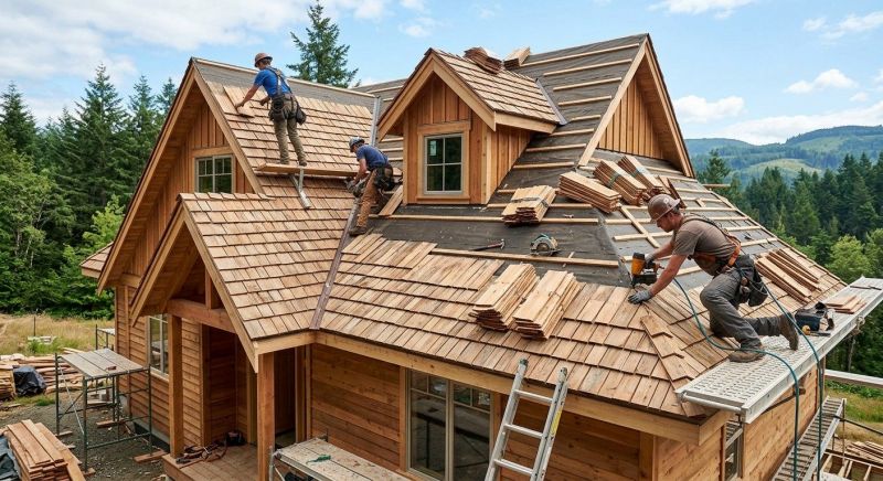 Wood Roofing Installation in Franklin, PA
