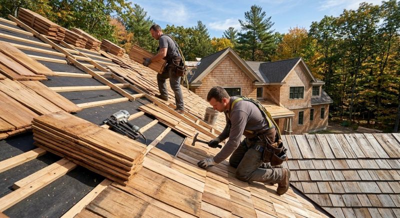Wood Roofing Installation in Hermitage, PA