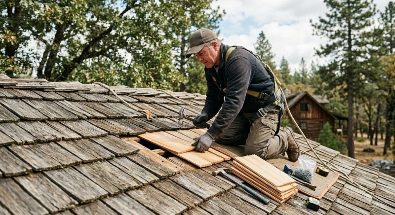 Wood Shake Roof Repair in Clintonville, PA