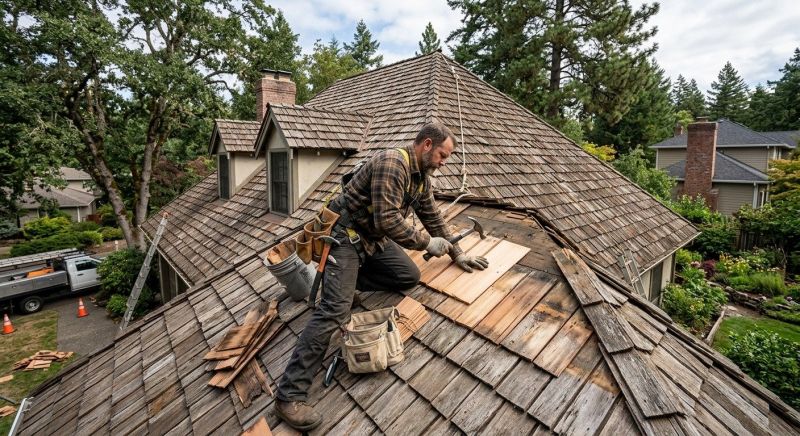 Wood Shake Roof Repair in Hermitage, PA
