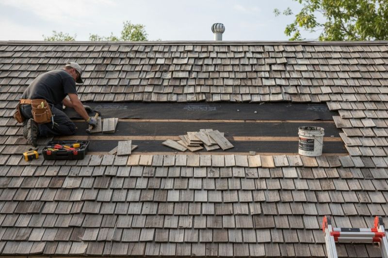 Wood Shake Roof Repair in Mercer County, PA