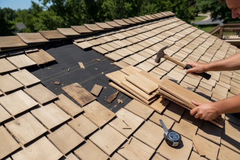 Wood Shake Roof Repair in West Sunbury, PA