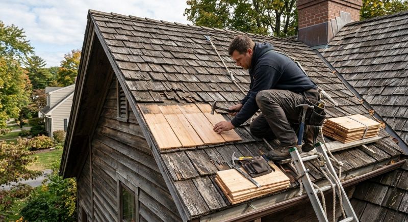 Wood Shingles Repair in New Wilmington, PA