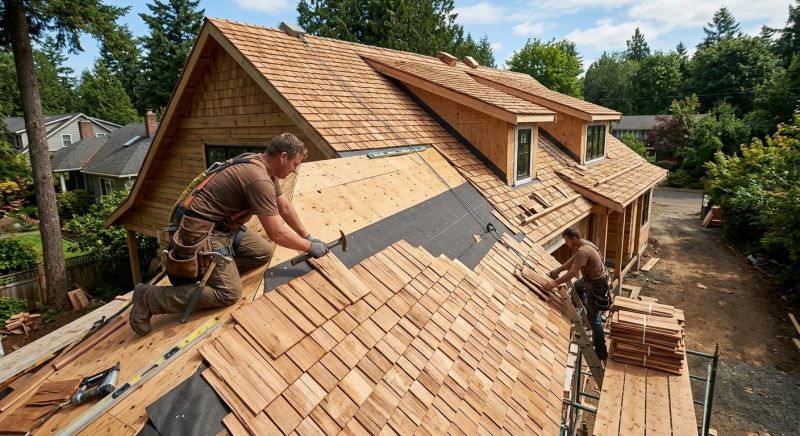 Wooden Roof Installation in Grove City, PA